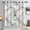 White and Copper, variant on White and Copper Marble Pattern Blackout Curtains,Triple Weaved Fabric,Thermal Insulated,Room Darkening,Grommet Top,2 Panels,42x45in(107x114cm)