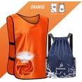 thumbnail image 3 of Paquete de 6 chalecos de entrenamiento para fútbol, baloncesto, hockey, adulto, 3 of 7