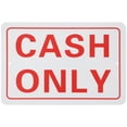 thumbnail image 1 of Cash Only Sign No Checks No Credit Sign Cash Payment Sign for Business Retail Store, 1 of 8