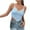 Light Blue, variant on Lufly Tank Tops for Women Trendy Women's Commute Vest Lace Navel V Neck Blouse Tank Tops ,Yellow,XS