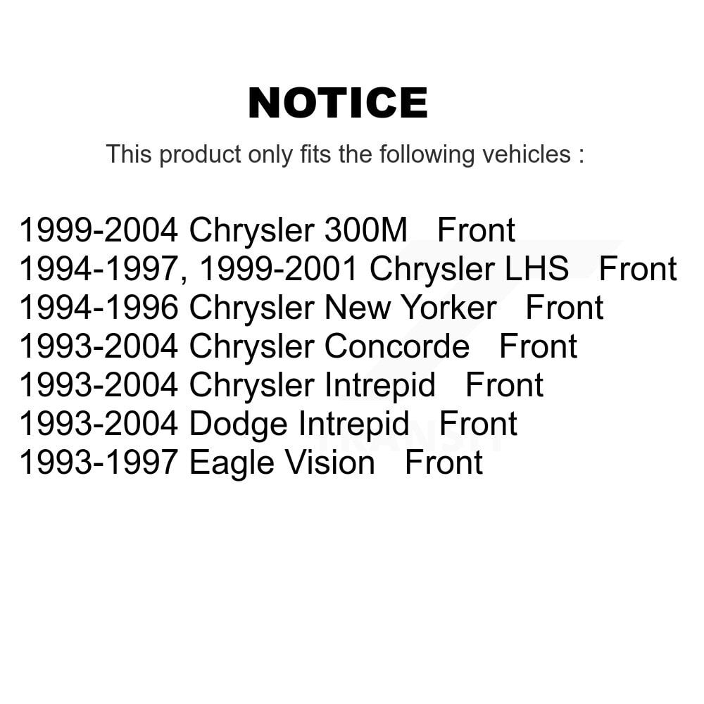 SKP ® - Chrysler Concorde 1993 Front Lower Control Arm and Ball Joint Assembly