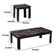 thumbnail image 4 of Rhodes 3-piece Faux-marble Top Occasional Table Set Black, 4 of 5