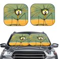 thumbnail image 2 of Cauagu Quirky Cartoon 123 Cauagu {designName} Print Foldable Car Windshield Sun Shade | Front Windshield Shade for Sun | Fits Small Sedans, Mini SUVs, Hatchbacks-Small, 2 of 6