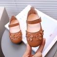 thumbnail image 3 of Toddler Little Girl Flower Girl Dress Shoes Cute Bow Girls Mary Jan Ballet Flats Party School Wedding Shoes for 5.31"/6K-7.28"/11.5K, 3 of 9