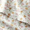 thumbnail image 4 of Better Homes & Gardens 3-Piece 300 Thread Count Bashful Blooms Warm Cotton Sateen Bed Sheet Set, Twin, 4 of 7