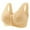 Khaki, variant on fheaev Front Open Button Bras for Women Plus Size Front Closure Wireless No Underwire Full Coverage No Underwire Bras for Seniors Comfort Front Close Push Up Lace Bras Sleeping Everyday Bras