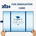 thumbnail image 4 of 2025 Graduation Guest Book Alternative Blue Sliver Class Of 2025 Graduation Decorations Graduation Book For 2025 College High School Unique Graduation Gifts For Friends, 4 of 9