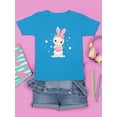 thumbnail image 3 of Cute Bunny W Ribbon N Heart T-Shirt Juniors -Image by Shutterstock,  x-Small, 3 of 4