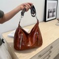 thumbnail image 4 of Bolso de hombro con correa ancha y gran capacidad para mujer, moderno, primavera 2025, nuevo, bolso bandolera combinable, bolso de mano para mujer, 4 of 5