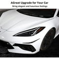 thumbnail image 2 of TINKI Real Carbon Fiber Front Bumper Lip Corner Trim Strip Compatible with Chevrolet Corvette C8 Stingray 2020-2023, Front Lip Corner Decoration Strip Sticker, 2 of 12