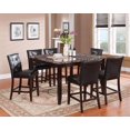thumbnail image 1 of Brassex Pub Table with 18' Removable Leaf, Brown, 1 of 1
