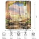 thumbnail image 4 of Cortina de ducha con diseño de la Torre Eiffel de París, romántica cortina de baño con paisaje urbano europeo, tela impermeable con ganchos, 72 x 72 pulgadas, 4 of 4