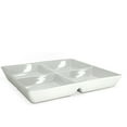 thumbnail image 3 of Hometrends Divided Serving Dish 10 in, White Porcelain, 3 of 3