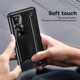 thumbnail image 6 of Case for Samsung Galaxy Z Fold 4 with Stylus & S Pen Holder, Kickstand Alloy CD Camera Protector Vintage Classic Leather Mil-Grade Protection Anti-Scratch Shockproof Protective Case, Black, 6 of 14