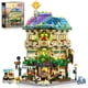 thumbnail image 1 of Juego de bloques de construcción INSOON Flower Cafe House con luces, 1876 unidades, 1 of 9