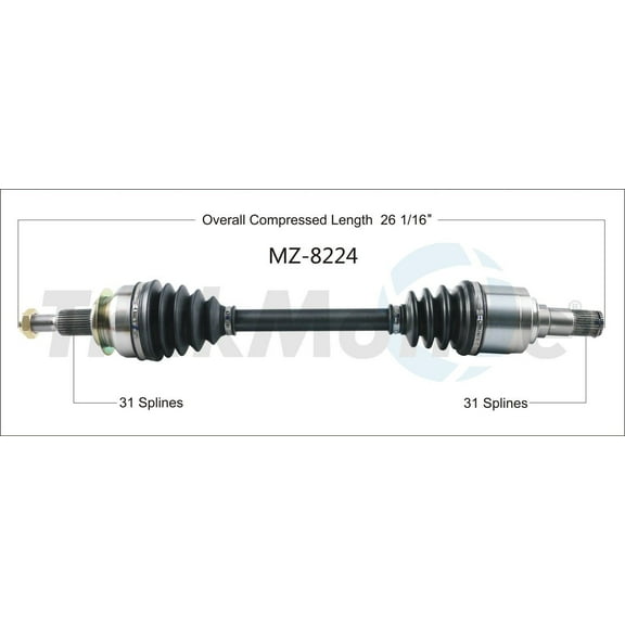 CV Axle Shaft Fits select: 2013-2016 MAZDA CX-5