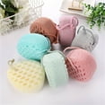 thumbnail image 3 of 2Pcs Bath Sponges for Shower, Deep Cleansing Body Loofah Sponge, for Bath and Shower, Multiple Textures for Gentle and Deep Exfoliation, Generous and Rich Lather, Blue, 3 of 8