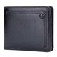 thumbnail image 1 of Cartera para hombre, de piel sintética, minimalista, fina, con 11 ranuras para tarjetas, 1 of 6