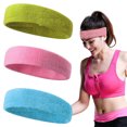 thumbnail image 1 of Diademas para hombre, diademas para hombre que absorben el sudor, diademas deportivas para hombre para correr o hacer ejercicio, antideslizantes, transpirables, 1 of 5