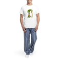 thumbnail image 5 of CafePress - Hawaiian Christmas Turtles Men's Dark Pajamas - Men's Light Loose Fit Cotton Pajama Set, 5 of 7