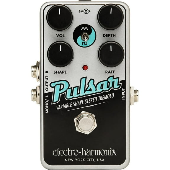 Electro-Harmonix Nano Pulsar Variable Shape Stereo Tremolo Pedal