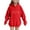 Red, variant on ATOGUTA Sweatshirts For Girls Long Sleeve Pullover Top Hoodie Kids Fall Winter Sweatshirts Size 5T-15, Blue