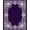 Purple, Pattern 7, variant on ODIKA Horror Bat Gothic Damask Motif Vintage Filigree Scroll Ornamental for Home Office, Gaming Room, Under Desk, Non-Slip Chair-Friendly