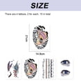 thumbnail image 2 of piezas de tatuajes temporales para arte corporal, pegatinas de tatuaje para brazo, tatuaje para adultos, chica Sexy, 2 of 5