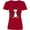 True Red, variant on Inktastic Cute Penguin, Penguin With Red Bow Tie Women's V-Neck T-Shirt