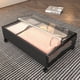 thumbnail image 4 of Caja de almacenamiento para cama, estante de almacenamiento para la parte inferior de la cama, caja de almacenamiento para sofá, caja de almacenamiento para juguetes, caja de almacenamiento con poleas, 4 of 5