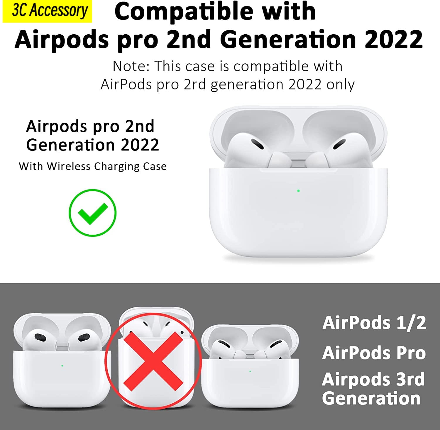 Case for Airpods Pro 2nd Generation Case 2022 Airpod pro 2 case