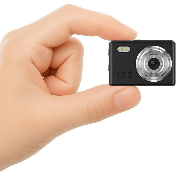 Mini Camera 1080P HD Video Recorder - Keychain Digital Camcorder with 32GB Card, 0.96" HD Display, Long Battery Life, Ultra-Portable Tiny Camera for Travel/Vlog/Night Shots