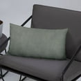 thumbnail image 2 of A1HC 12x20 Inch Rectangular Decorative Velvet Throw Pillow Covers, Set of 2, Dove Grey – Soft, Luxurious Cushion Covers for Sofa, Bed & Home Decor, 2 of 5