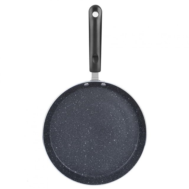 Aluminum Alloy Non-stick Easy To Clean Heat-proof Handle Flat Bottom Pan, Frying Pan, For Home 8in Medium Size