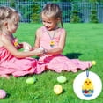 thumbnail image 2 of SIfdSeng Easter Necklace Spring Family Reunion Photo Decorations Bunny Egg Party Electroplated Bead Chain, 2 of 4