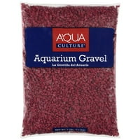 Aquarium Gravel Aqua Culture Red Chip Aquarium Gravel Fish Aquatic Pet 5lb