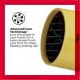 thumbnail image 2 of Revlon Travel Compact Ionic Hair Dryer, Yellow, 2 of 6