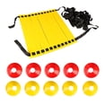 thumbnail image 4 of Kit de tren de agilidad de velocidad, escalera de fútbol de agilidad, equipo de entrenamiento de conos de fútbol con bolsa, 4 of 5