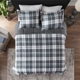 thumbnail image 6 of Noaman King/Cal King 3M Scotchgard Down Alternative All Season Comforter Set, Multicolor Plaid, Ultra Soft Microfiber, Hypoallergenic, Includes 1 Comforter & 2 Shams, 6 of 8
