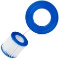 thumbnail image 2 of Paquete de 4 filtros para piscinas para jacuzzis: elementos filtrantes de repuesto tipo D Y limpios, compatibles con filtros Intex tipo D para piscinas y spas, 2 of 4