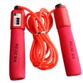 thumbnail image 4 of Cuerda de saltar ajustable con , cuerda de saltar cardiovascular para hombres, mujeres y niños rojo kusrkot Cuerda para saltar de cuenta física, 4 of 8