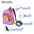 thumbnail image 5 of Daiia Corgi In Sushi Roll Vintage Canvas Backpack for Men and Women ,Hiking Backpack,Travel Laptop Bag for School,Large Capacity Backpack, 5 of 8
