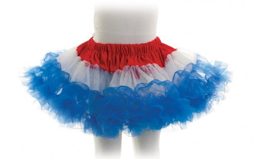 red white blue skirt