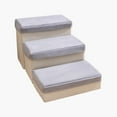 thumbnail image 2 of Dog Stairs Puppy Stairs Pet Climbing Ladder Storage Box Non Slip Extra Wide Ramp Ladder Steps for Climbing up Kittens Small Dogs Puppy Couch 3 Ladder 60x35x30cm, 2 of 8