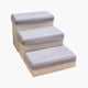 thumbnail image 2 of Escaleras para perros, rampa interior, escalera para mascotas, caja de almacenamiento suave, escalones antideslizantes 3 Escalera 60x35x30cm, 2 of 9