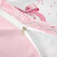 thumbnail image 4 of meiyoeat Girly Bow Monogrammed D Twin Duvet Cover,Pink Pearl Initial Print Twin Bedding For Girl,Pink Reversible,2pcs,1 Duvet Cover and 1 Pillowcase, 4 of 6