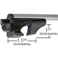 thumbnail image 5 of Apex Universal Aluminum Roof Cross Bars, Side Rail Mounted with Adjustable Knobs, 5 of 8
