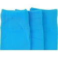 thumbnail image 7 of ToBeInStyle Pack of 3 Unisex Colorful One Size Fits Most Dress Crew Socks - Light Blue, 7 of 7