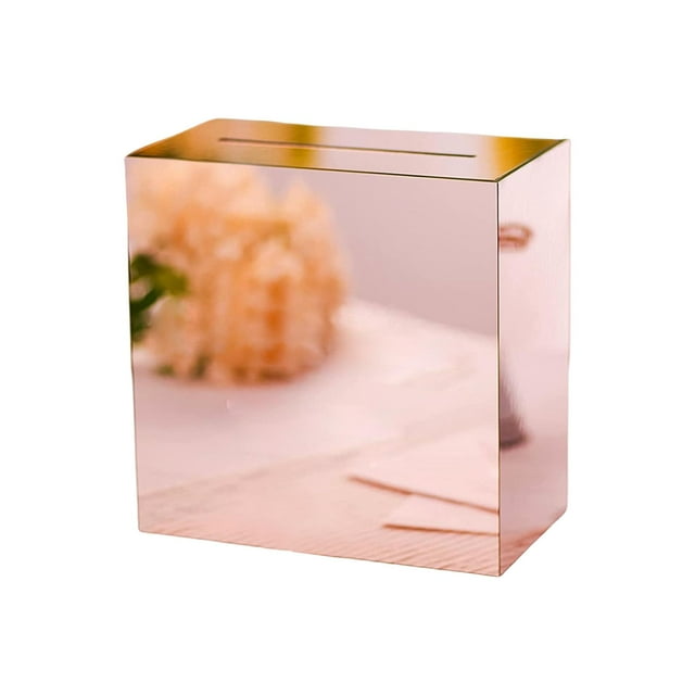 with Slot Elegant Money Box Centerpiece Card Box, Card Holder for Party Graduation Birthday Ceremony