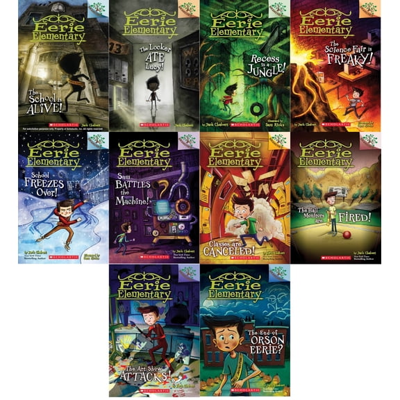 Eerie Elementary Series (Books 1-10) – Humor and Adventure for Reluctant Readers